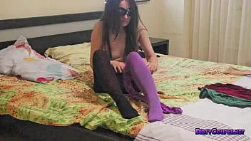 play Amante dei collant sexy che si tocca