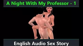 Play A night with my professor part one - english audio sex story - english erotic story