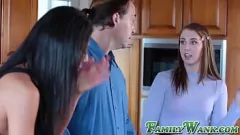 play Young Teen Gets Down and Dirty with Stepdad's Monster Cock